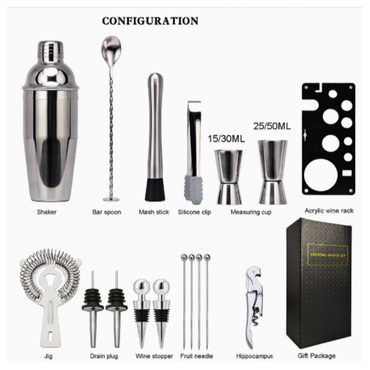 Miniatura 5 de Coctelera set para bebidas pd-88